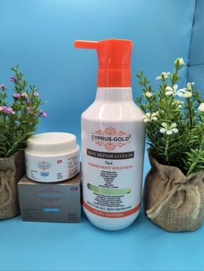 Cyprus-Gold Skin Repair Body Lotion 500ml And Face Cream 50g
